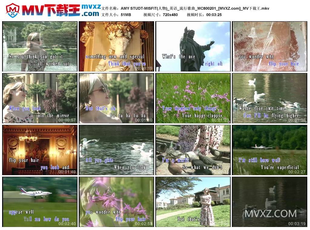AMY STUDT-MISFIT(人物)_英语_流行歌曲_MC800201